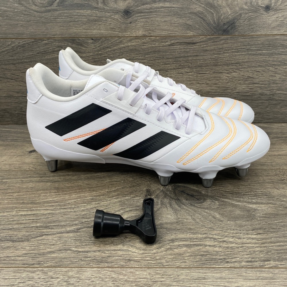 Adidas Copa Pure.4 SG Soccer Cleats Mens 11 White Black Orange JP8800